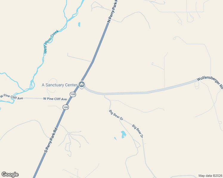 map of restaurants, bars, coffee shops, grocery stores, and more near 3303 West Wolfensberger Road in Castle Rock