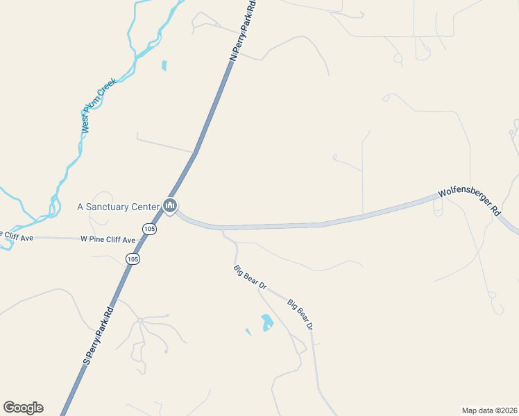 map of restaurants, bars, coffee shops, grocery stores, and more near 3303 West Wolfensberger Road in Castle Rock