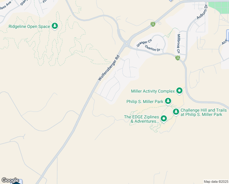 map of restaurants, bars, coffee shops, grocery stores, and more near 134 Felicity Loop in Castle Rock