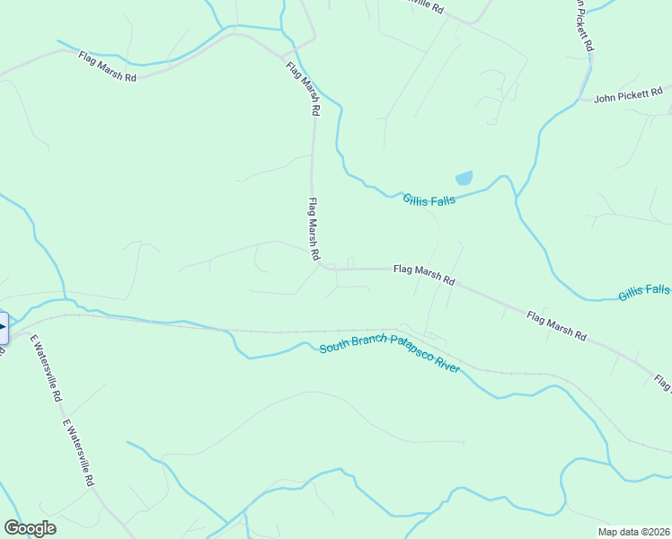 map of restaurants, bars, coffee shops, grocery stores, and more near 2393-2429 Flag Marsh Road in Mount Airy