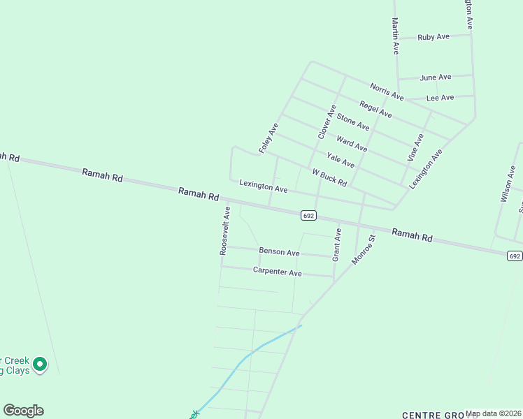 map of restaurants, bars, coffee shops, grocery stores, and more near 624 Ramah Road in Millville