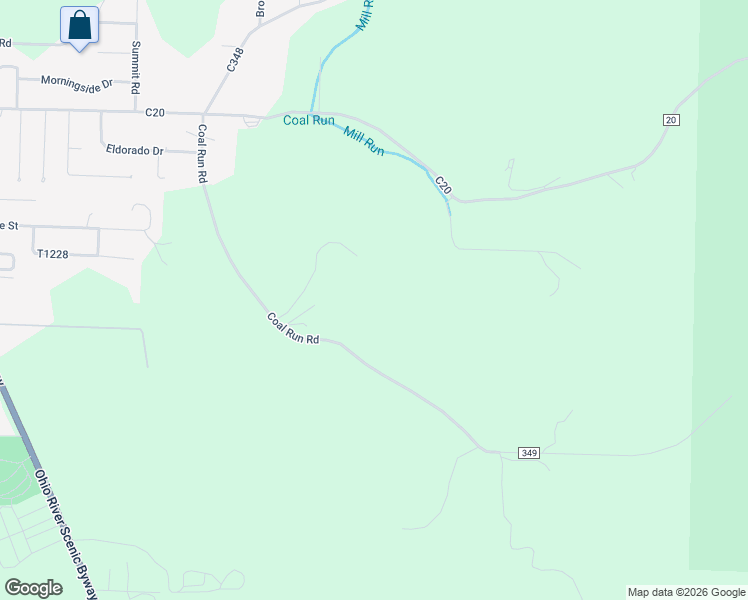 map of restaurants, bars, coffee shops, grocery stores, and more near 645 Coal Run Road in Marietta