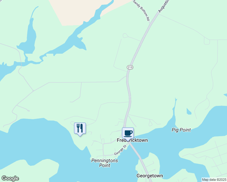 map of restaurants, bars, coffee shops, grocery stores, and more near in Georgetown