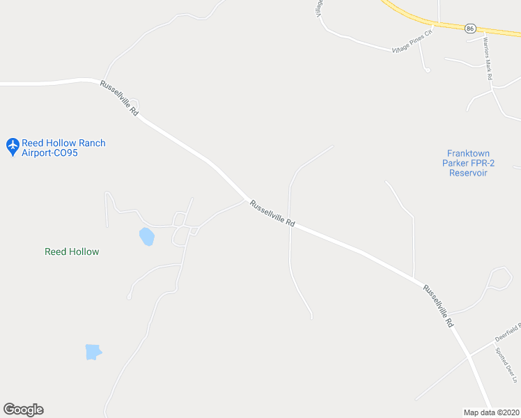 map of restaurants, bars, coffee shops, grocery stores, and more near 398 Russellville Road in Franktown