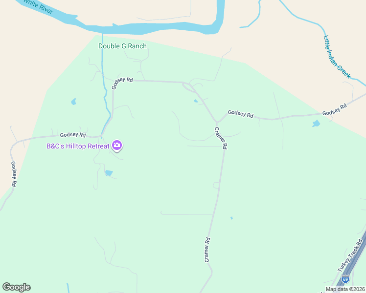map of restaurants, bars, coffee shops, grocery stores, and more near 3750 Cramer Road in Martinsville
