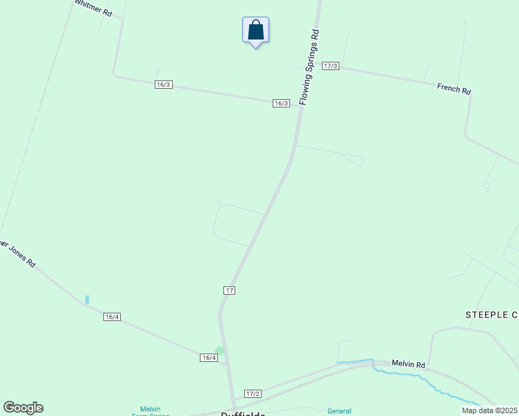 map of restaurants, bars, coffee shops, grocery stores, and more near 357 Elk Branch Drive in Shenandoah Junction