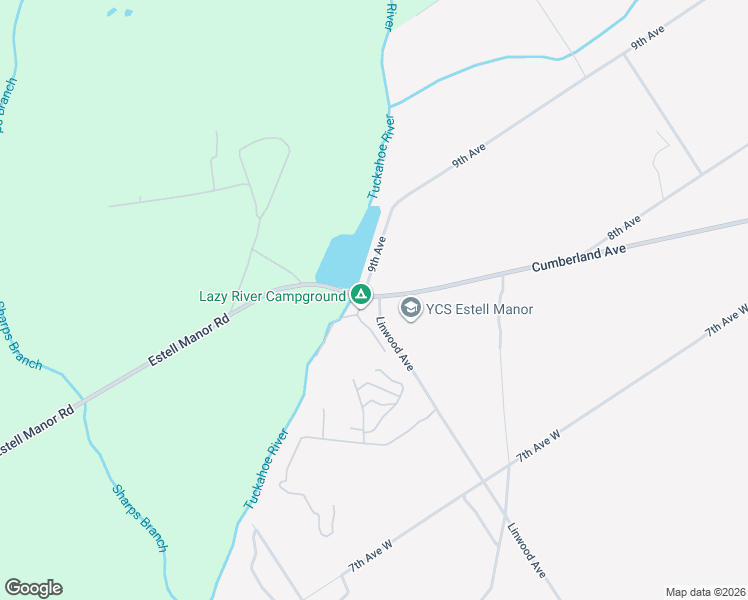map of restaurants, bars, coffee shops, grocery stores, and more near 670 Estell Manor Road in Millville