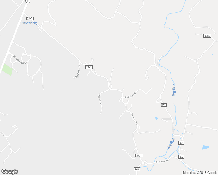 map of restaurants, bars, coffee shops, grocery stores, and more near 45 Dry Run Road in Williamstown