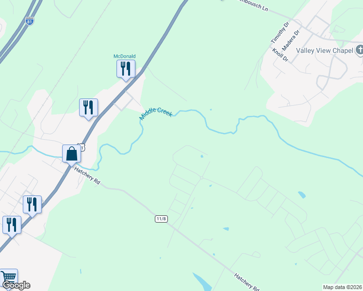 map of restaurants, bars, coffee shops, grocery stores, and more near 176 Kaiser Lane in Inwood