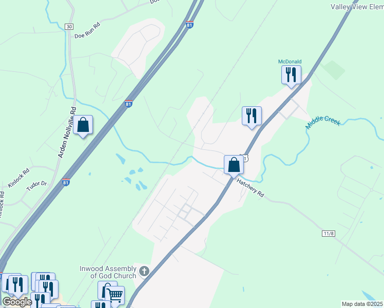 map of restaurants, bars, coffee shops, grocery stores, and more near in Inwood