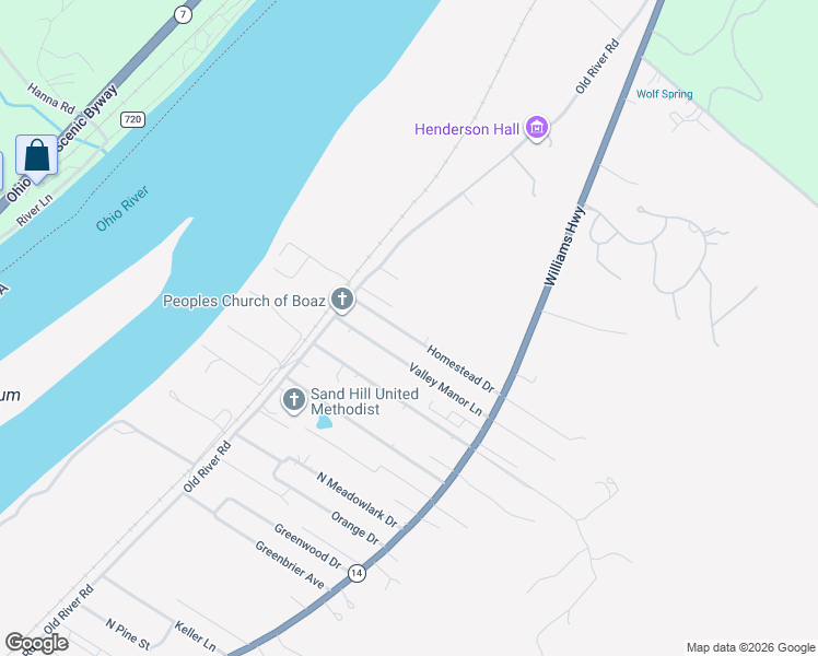map of restaurants, bars, coffee shops, grocery stores, and more near 145 Homestead Drive in Williamstown