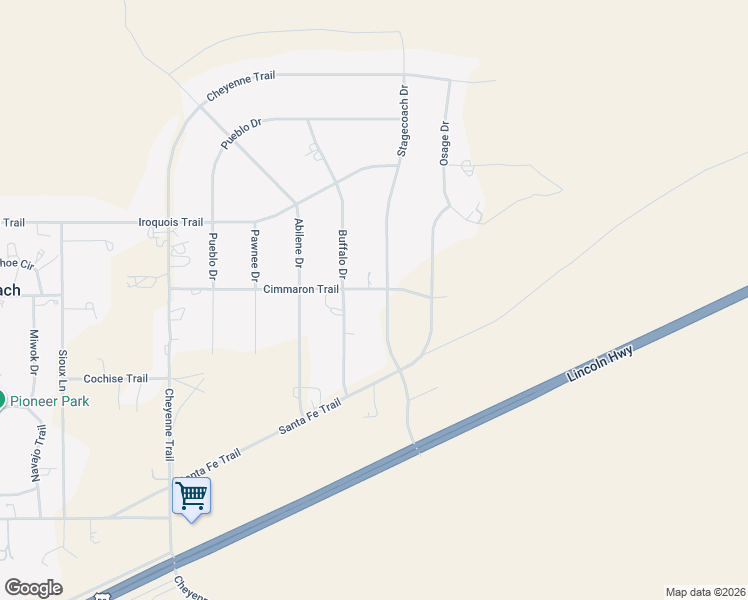 map of restaurants, bars, coffee shops, grocery stores, and more near 5115 Stagecoach Drive in Stagecoach