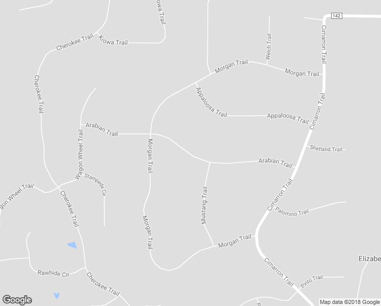 map of restaurants, bars, coffee shops, grocery stores, and more near 1911 Arabian Trail in Elizabeth