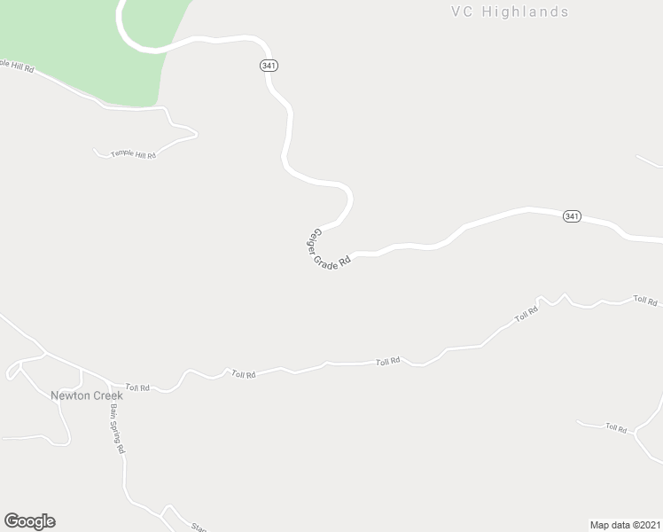 map of restaurants, bars, coffee shops, grocery stores, and more near Geiger Grade Road in VC Highlands