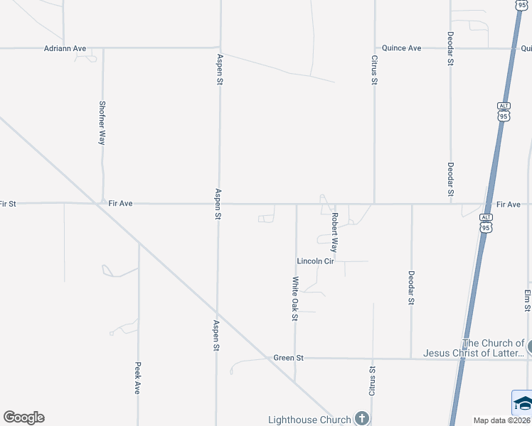 map of restaurants, bars, coffee shops, grocery stores, and more near 1815 West Fir Street in Silver Springs