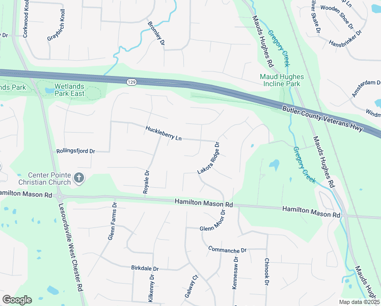 map of restaurants, bars, coffee shops, grocery stores, and more near 7081 Boysenberry Drive in Hamilton