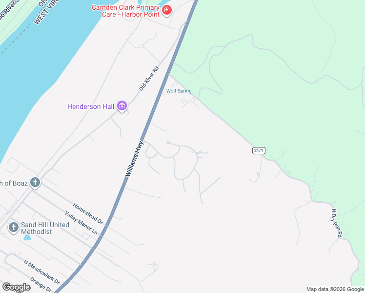 map of restaurants, bars, coffee shops, grocery stores, and more near 145-163 Homestead Drive in Williamstown