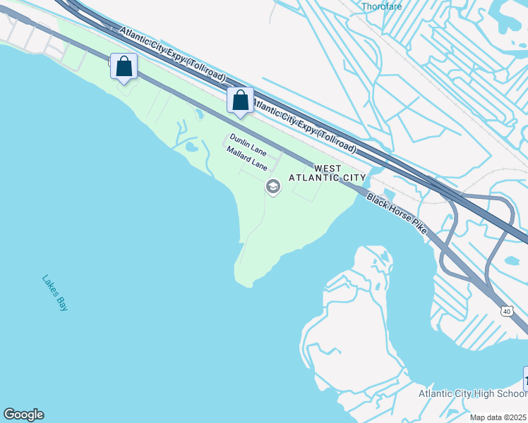 map of restaurants, bars, coffee shops, grocery stores, and more near Unnamed Road in Pleasantville