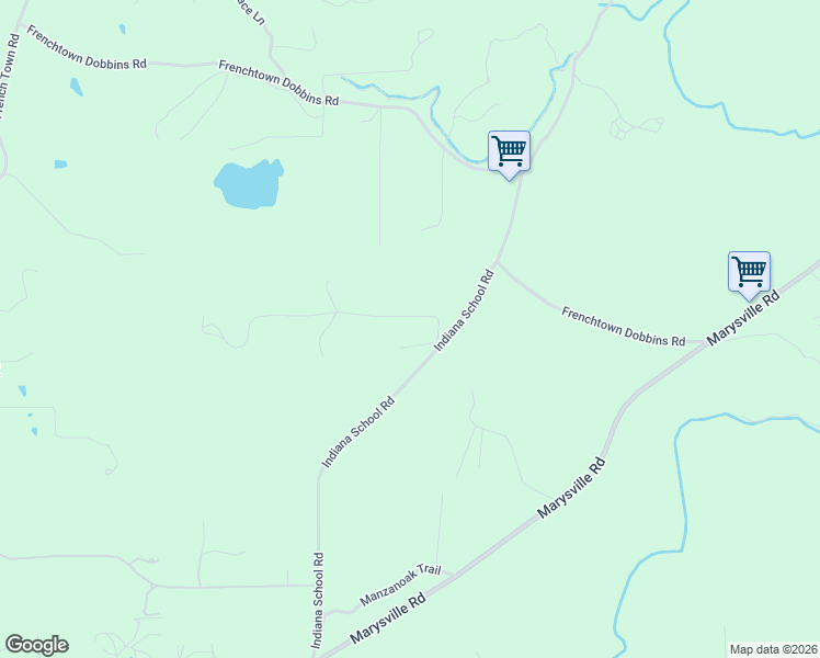 map of restaurants, bars, coffee shops, grocery stores, and more near 9930 Evans Way in Oregon House