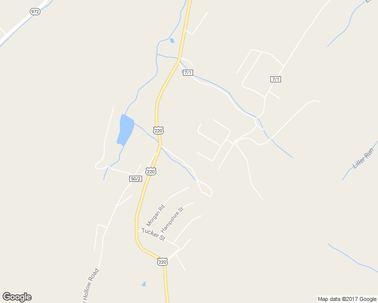 map of restaurants, bars, coffee shops, grocery stores, and more near 133 North Sheridan Lane in Keyser