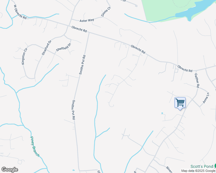 map of restaurants, bars, coffee shops, grocery stores, and more near 7106 Carmae Road in Sykesville