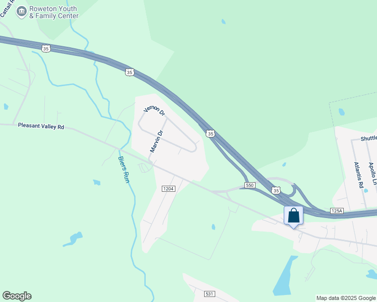 map of restaurants, bars, coffee shops, grocery stores, and more near 552 Vernon Drive in Chillicothe
