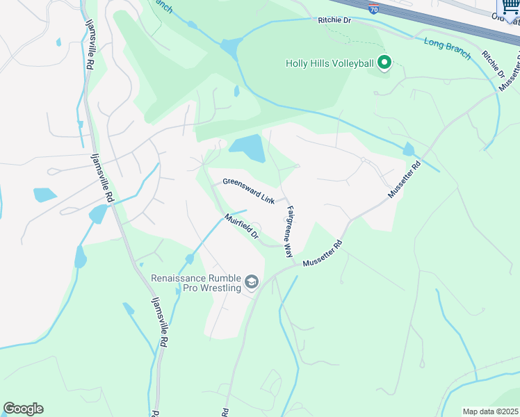map of restaurants, bars, coffee shops, grocery stores, and more near 10165 Greensward Link in Ijamsville