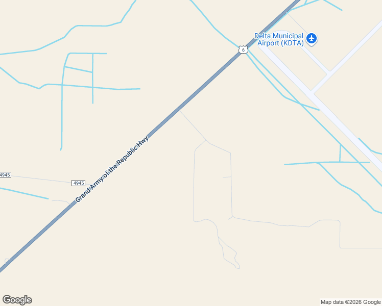 map of restaurants, bars, coffee shops, grocery stores, and more near 1907 North Sunset Drive in Delta