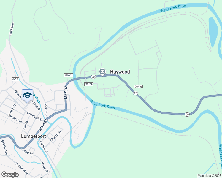 map of restaurants, bars, coffee shops, grocery stores, and more near 150 County Route 20/69 in Haywood