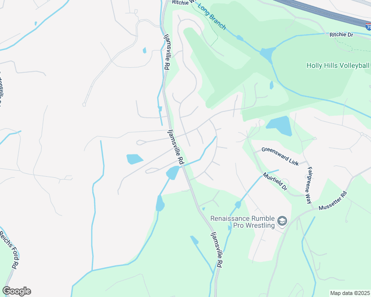 map of restaurants, bars, coffee shops, grocery stores, and more near 6504 Broadmoor Terrace South in Ijamsville