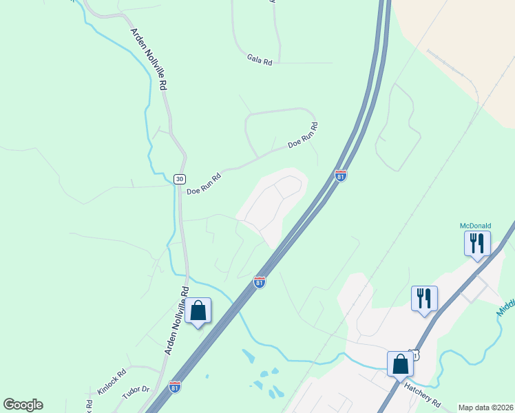map of restaurants, bars, coffee shops, grocery stores, and more near 64 G and E Circle in Inwood