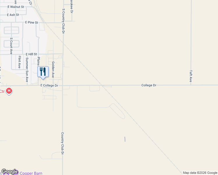 map of restaurants, bars, coffee shops, grocery stores, and more near 1442 County Road R in Colby