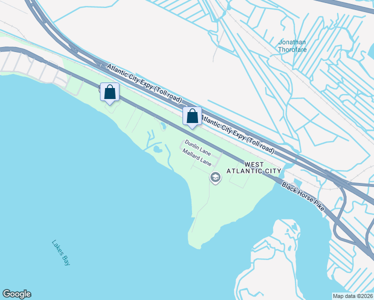 map of restaurants, bars, coffee shops, grocery stores, and more near 254 Mallard Lane in Pleasantville