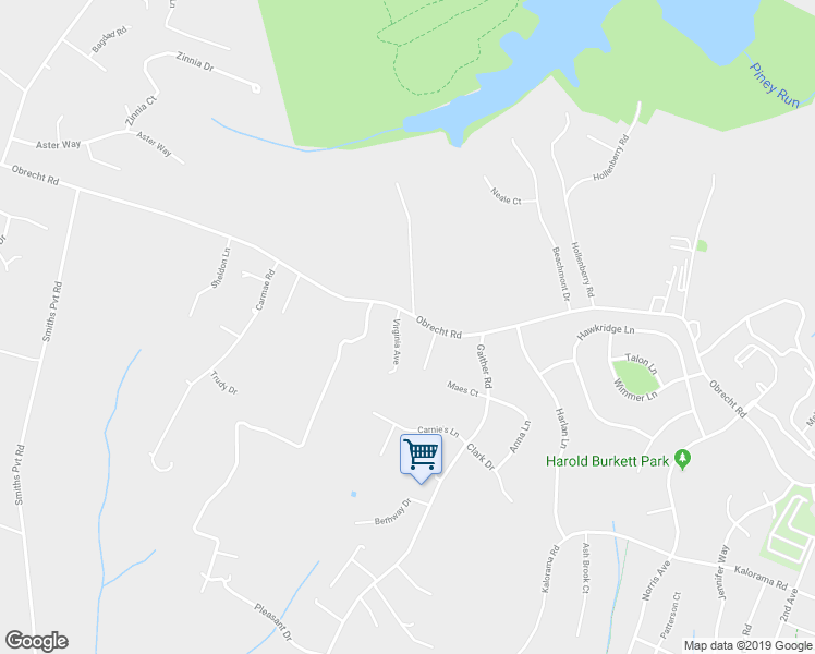 map of restaurants, bars, coffee shops, grocery stores, and more near 411 Obrecht Rd in Sykesville