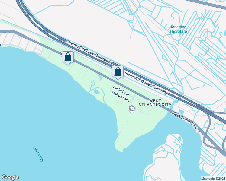 map of restaurants, bars, coffee shops, grocery stores, and more near 256 Mallard Lane in Pleasantville