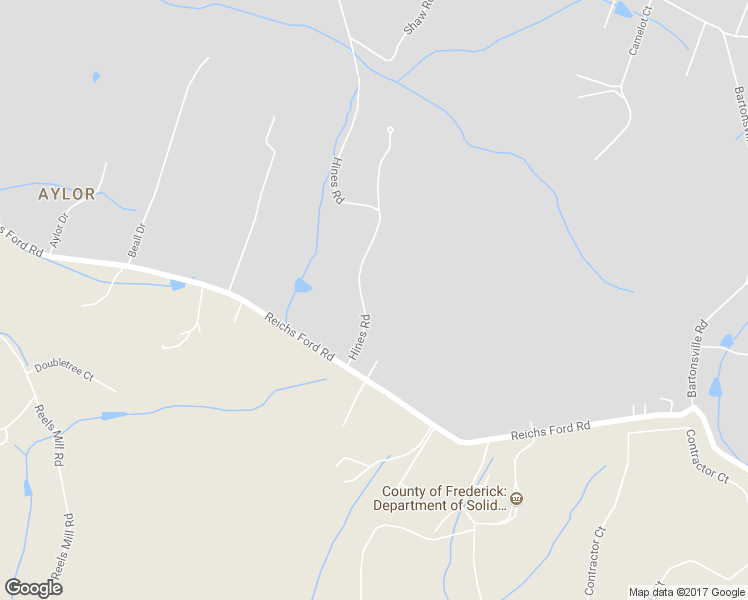 map of restaurants, bars, coffee shops, grocery stores, and more near 5333 Hines Road in Frederick