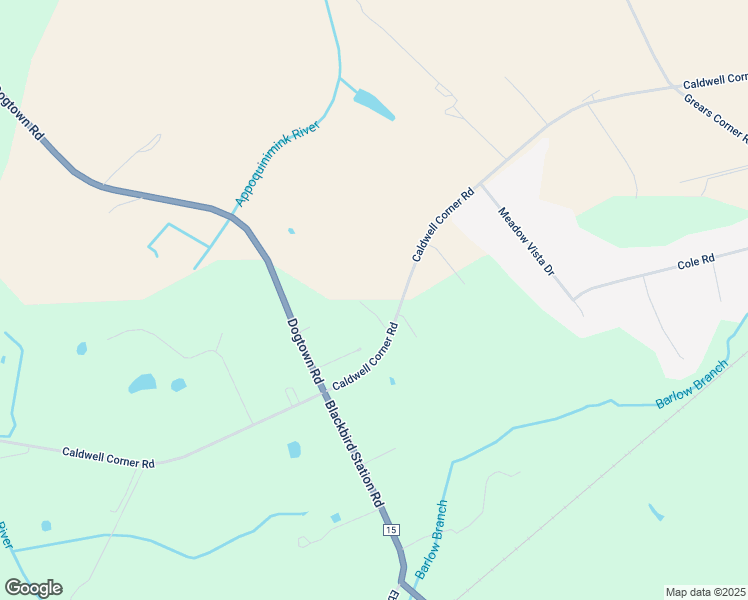 map of restaurants, bars, coffee shops, grocery stores, and more near 1081 Caldwell Corner Road in Townsend