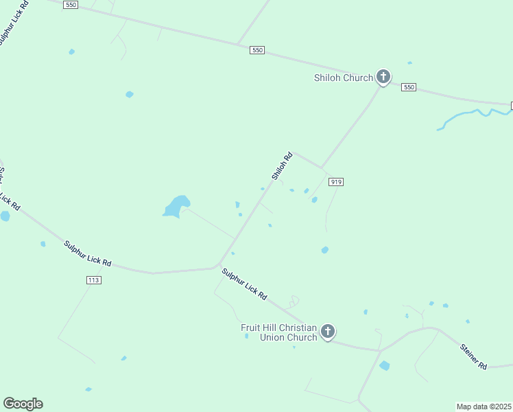 map of restaurants, bars, coffee shops, grocery stores, and more near 520 Shiloh Road in Frankfort