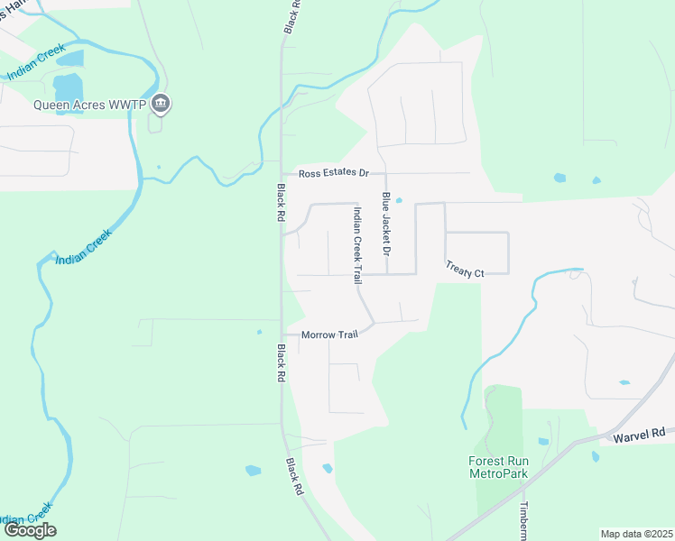 map of restaurants, bars, coffee shops, grocery stores, and more near 2202 Wagon Wheel Drive in Hamilton