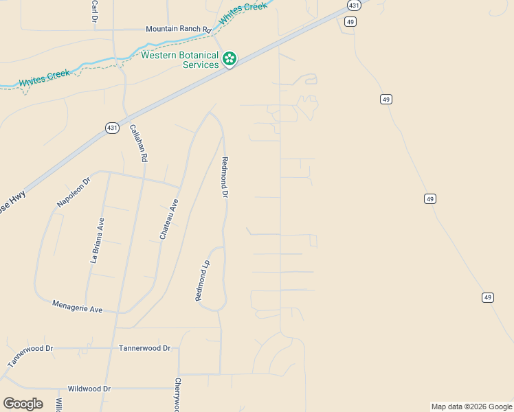 map of restaurants, bars, coffee shops, grocery stores, and more near 15615 Fawn Lane in Reno