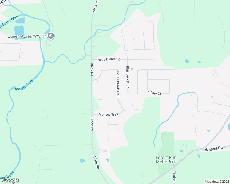 map of restaurants, bars, coffee shops, grocery stores, and more near 2202 Wagon Wheel Drive in Hamilton