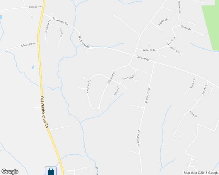 map of restaurants, bars, coffee shops, grocery stores, and more near 6923 Stratford Drive in Sykesville
