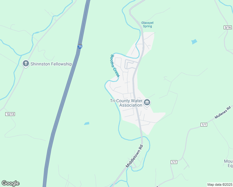 map of restaurants, bars, coffee shops, grocery stores, and more near 131 GreenTree Drive in Shinnston