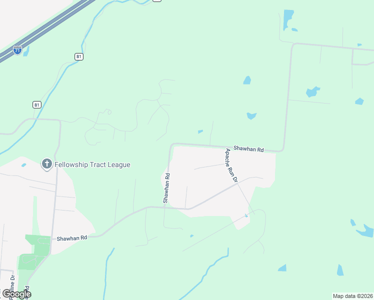 map of restaurants, bars, coffee shops, grocery stores, and more near 1129 Shawhan Road in Morrow