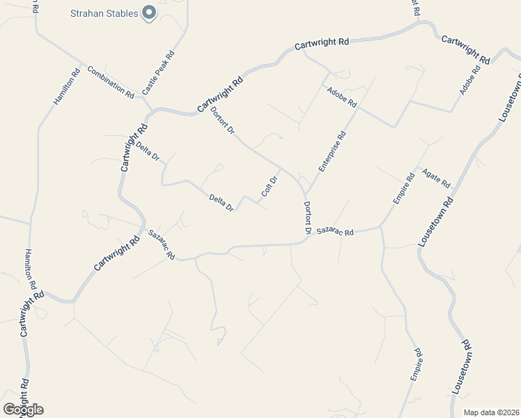 map of restaurants, bars, coffee shops, grocery stores, and more near 21553 Colt Drive in Reno