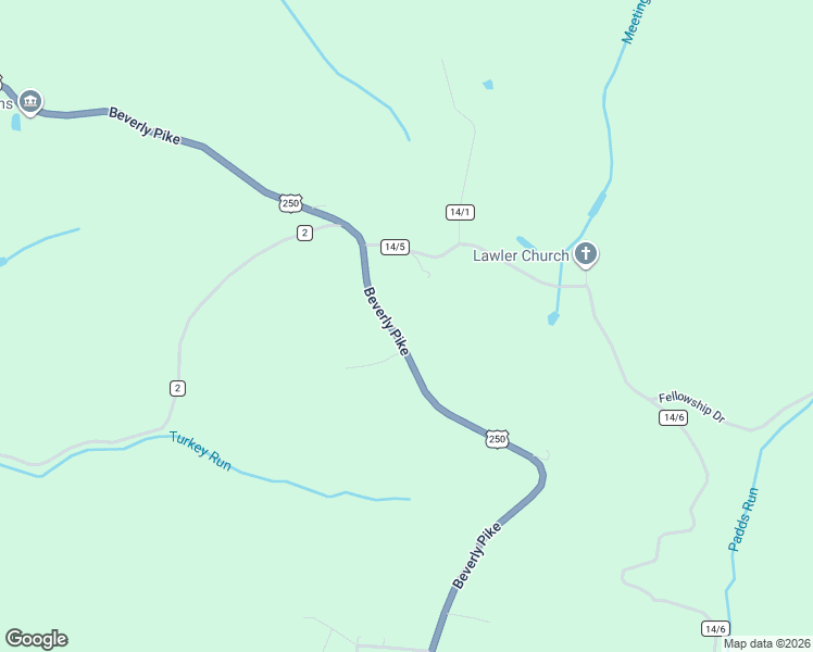 map of restaurants, bars, coffee shops, grocery stores, and more near 4600 Beverly Pike in Grafton