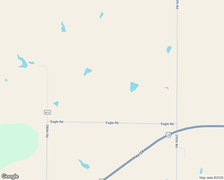 map of restaurants, bars, coffee shops, grocery stores, and more near 2801 Eagle Road in Miltonvale
