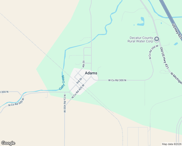 map of restaurants, bars, coffee shops, grocery stores, and more near in Adams