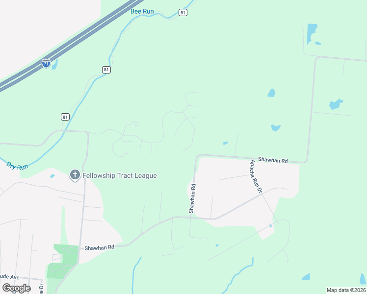 map of restaurants, bars, coffee shops, grocery stores, and more near 1178 Shawhan Road in Morrow