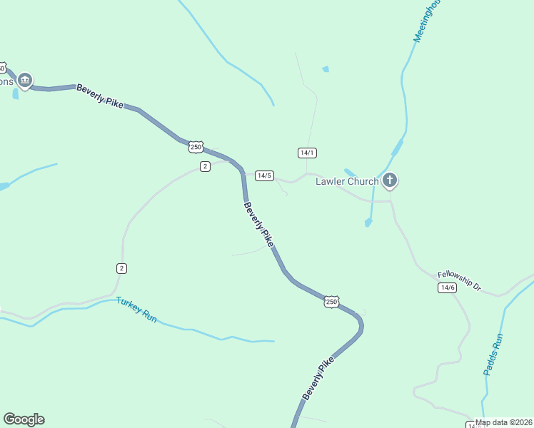 map of restaurants, bars, coffee shops, grocery stores, and more near 4600 Beverly Pike in Grafton